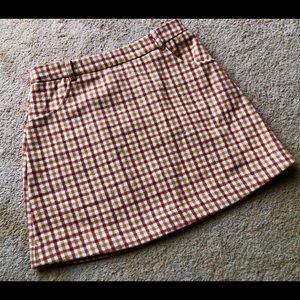 Gingham Mini Great for Fall 🍁